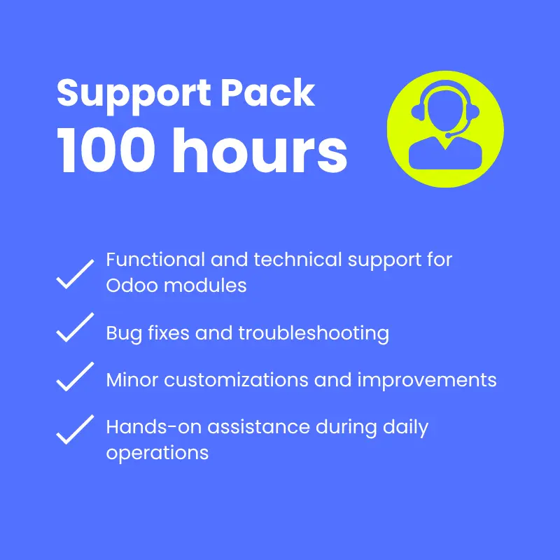 Support pack Enterprise (100h) 